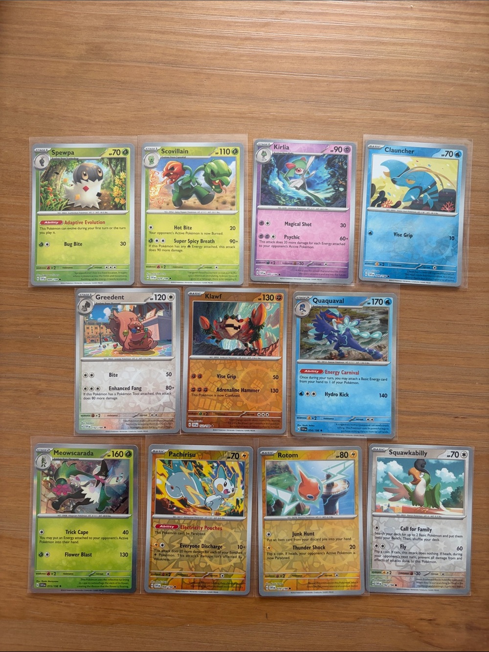 Scarlet & Violet Base Set Pokémon Holo & Reverse Holo Card Lot | 11 Cards ✨5/$25